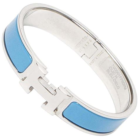 hermes blue printed bracelet|Hermes h bracelet usa.